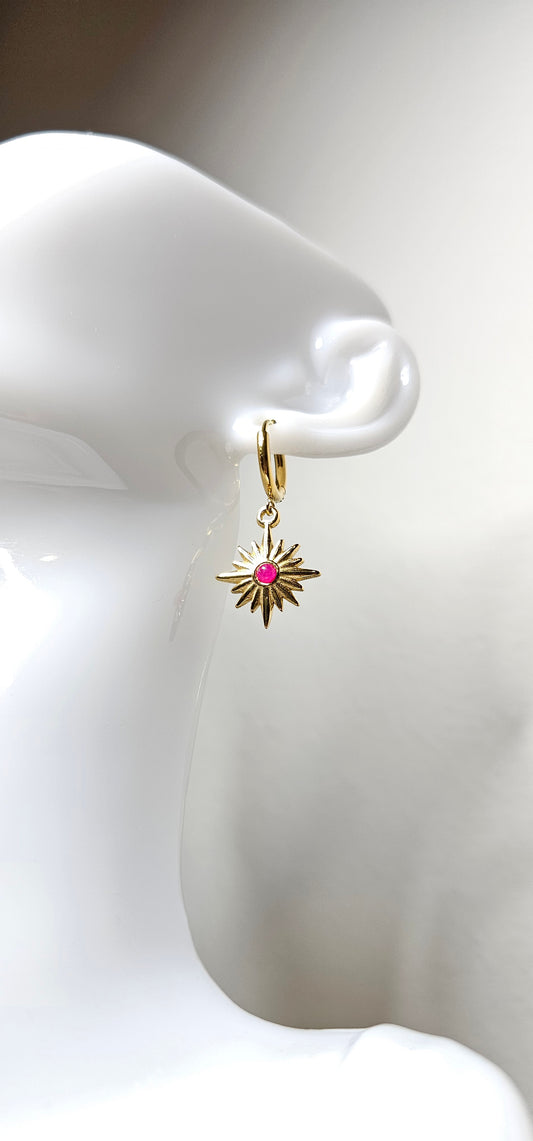 Varod- Star Gold Earrings