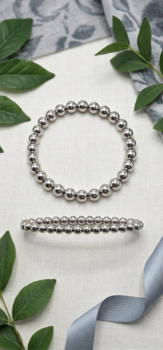Balines - Elastic Silver Bracelet